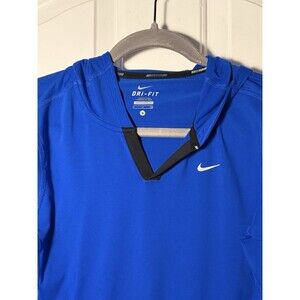 Nike Dri-Fit Women’s Small Pullover Hoodie Blue Running Training Top lightweight